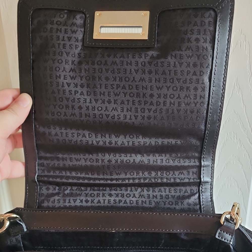 Kate Spade Black and Cream Satchel - Picture 3 of 7